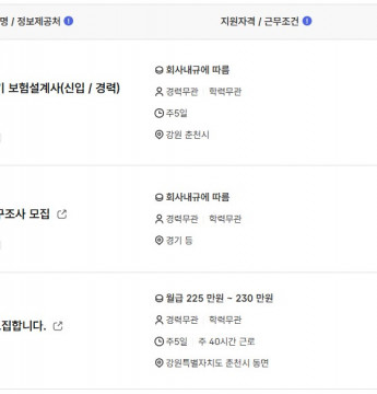 2024.12.18 워크넷 채용정보